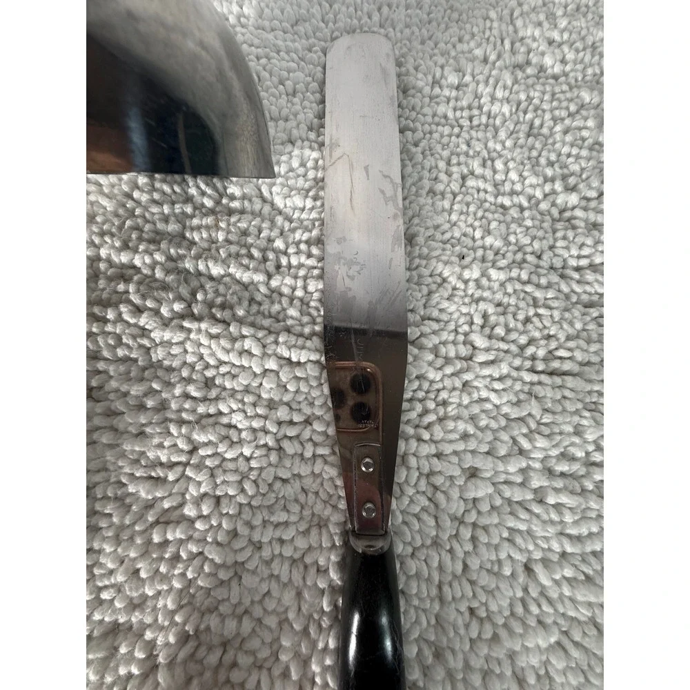 Vintage Stainless Japan 4pc Kitchen Utensil Set Mid Century Modern Black Handles